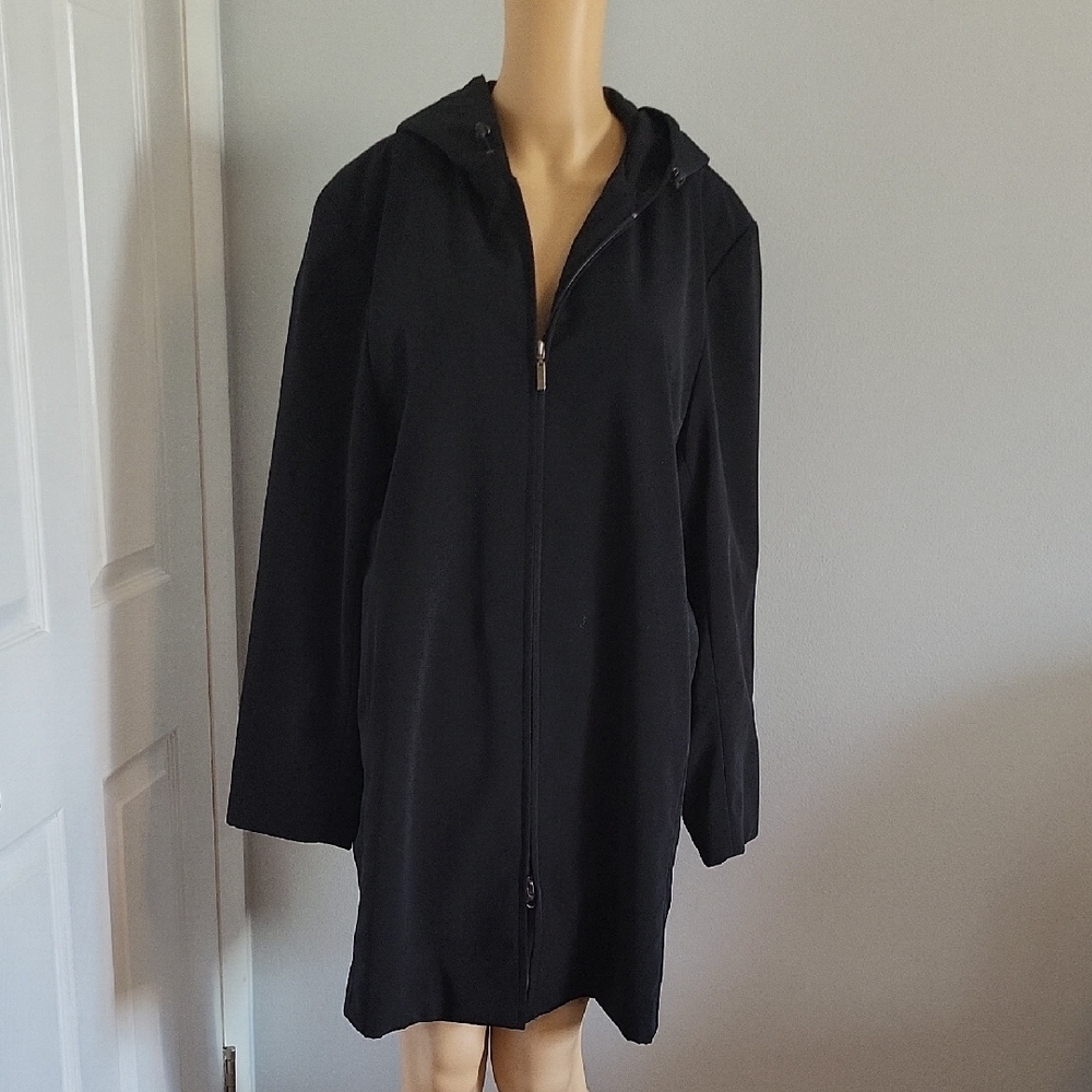 Anne Klein Black Jacket with Red Accents